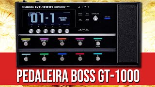 Review Pedaleira Boss GT1000  Uma verdadeira aula com Eric Paulussi [upl. by Ferro]