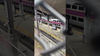 Boston Commuter Rail Back Bay 130 MPH Trains Are Coming [upl. by Nalyorf]