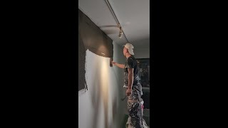 👷Painter Applying putty  Puttying for renovation putty 241030 [upl. by Yenatirb]