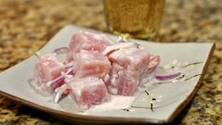 Kinilaw  Filipino Ceviche with Coconut Milk Recipe [upl. by Disraeli682]