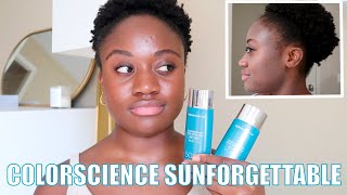 COLORSCIENCE SUNFORGETTABLE TOTAL PROTECTION FACE SHIELD MATTE amp CLASSIC SUNSCREEN [upl. by Norbel]