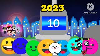 Emoji Happy New Year 2023 [upl. by Gloriane110]