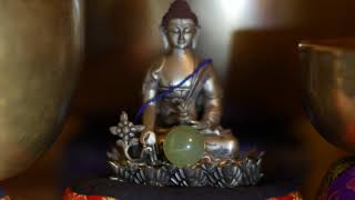 Jade 4thChakra Meditation wTibetan Bowls 10 min [upl. by Adehsor1]