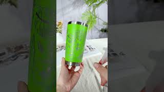 Lets Laser Engrave on A Metal Tumbler with Creality Falcon2 Pro 22W falconlasercutting diycrafts [upl. by Snehpets]