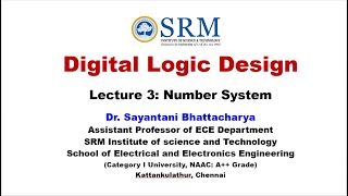 Digital Logic Design Lecturer 3 Number System Part 3 [upl. by Enilesoj85]