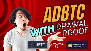 Adbtc 2023  Adbtc Payment proof [upl. by Aara678]