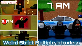 Weird Strict Multiple Intruders Full Walkthrough  Roblox  Suspense [upl. by Jit]