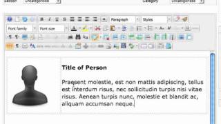 Using templates in the WYSIWYG editor [upl. by Vogel]