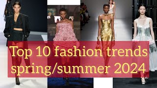 fashion trends of springsummer 2024 woman [upl. by Alabaster]