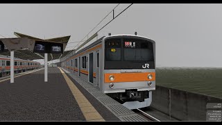 OpenBVE  JR Musashino Line Local JR 2055000 Series [upl. by Rome]