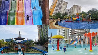 BAYOU LAGOON WATERPARK DI MELAKA ‼️ WATER SLIDING [upl. by Ialocin159]