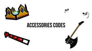 Accessories Codes HSL [upl. by Jacoba12]