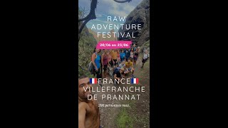 Video lancement Festival Raw Adventure [upl. by Fifi]