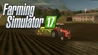 mf 275 plantando milho com plantadeira John deere 1109 farming Simulator 17 [upl. by Ahsatsan139]