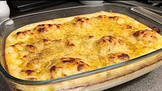 Easy Cauliflower Cheese Recipe  Cheesy Cauliflower Bake [upl. by Ojyma981]