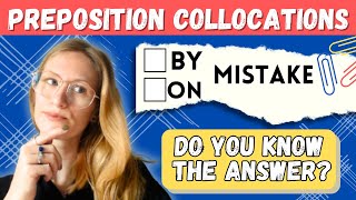 12 Preposition Collocations THAT YOU SHOULD KNOW  Phrasal Verbs [upl. by Link410]