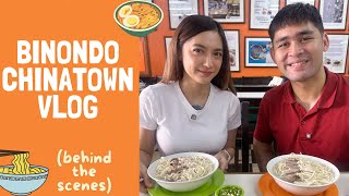 Binondo Chinatown Vlog with TheChuiShow Behind the Scenes  CRISHA UY [upl. by Ellekcim]