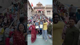 Varindavan mein kia Golden Play Button open ❤️ vlogs goldenplaybutton minivlog teratrigun [upl. by Orazal800]