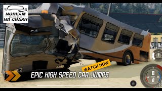 Epic High Speed Car Jumps 8 – BeamNG Drive  NGbeam ND Crash [upl. by Sherri]