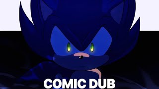 Dark Sonic Vs Shadow SONIC COMIC DUB [upl. by Townshend73]