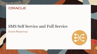 Oracle Responsys  SMS Self Service and Full Service [upl. by Chelsey]