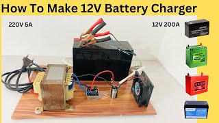 How to make 12v battery charger [upl. by Gmur912]