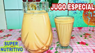 Cómo preparar JUGO ESPECIAL receta facil y SUPER NUTRITIVO [upl. by Alyworth]