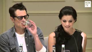 Johnny Knoxville amp Jaimie Alexander Interview  The Last Stand Premiere Press Conference [upl. by Edsel]