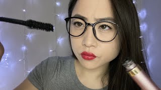 ASMR  Asian Accent  Lady Does Your Eyelashes  Personal Attention [upl. by Wina]