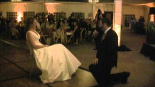 Groom sings quotMy best friendquot  by Weezer  wedding [upl. by Ahsiral]