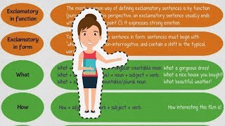 Learn Exclamatory Sentences in English Grammar with Examples [upl. by Ennayelhsa]