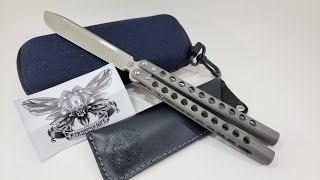 Atropos Kirat 2 Titanium Balisong Review Best butterfly knife under 250 [upl. by Amelia]