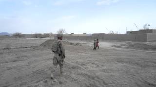 US Soldier Scaring Afghani Kids [upl. by Eiramlatsyrc]