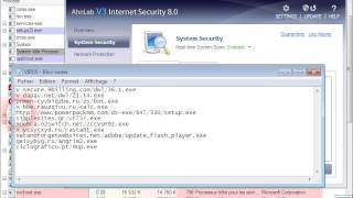 Test de lantivirus ahnlab V3 internet security 80 [upl. by Analaf]