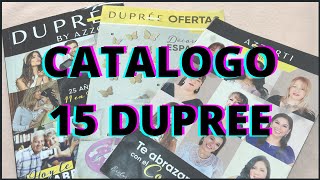 CATALOGO 15 DUPREE  PERU 🤩📓 [upl. by Nollie]