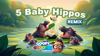 quotLearn to Count 15 with Hippo Friends  Educational Nursery Rhymequot [upl. by Francie686]