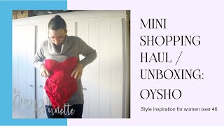 Mini shopping haul amp unboxing  Oysho shorts [upl. by Eenot521]