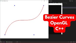 Bézier Curves Implementation OpenGL with GLUT  Complete Source Code [upl. by Peggi225]