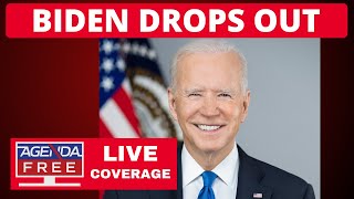 Biden Drops Out Endorses Harris  LIVE Breaking News Coverage [upl. by Azmuh70]