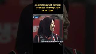 Tim megawati redspark berhasil lolos playoff setelah penantian 7 tahun mega redspark volleyball [upl. by Ayyidas]