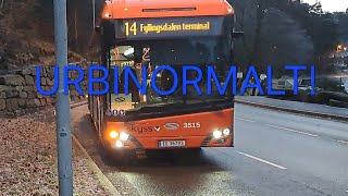 14Bussen som den nye bussmodellen [upl. by Haroved]