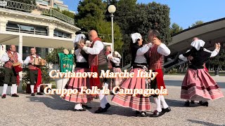 Gruppo Folk la Campagnola Civitanova Marche Italy [upl. by Bensen]