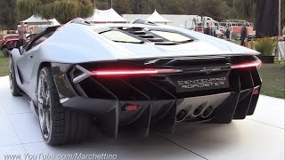 23m Lamborghini Centenario Roadster Sound  Start Ups amp Loading Into Truck [upl. by Anthea]