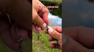 How to catch fish with artificial bait🐟🎣 hooksfishing fishingequipment fish fishinggear carp [upl. by Chubb]