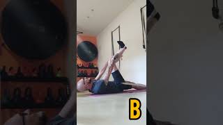 Hip distraction  Suptapadangusthasana I [upl. by Eeram]