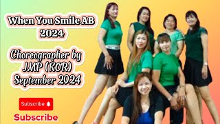 When You Smile AB 2024 Line Dance  Choreographer by JMP KOR  September 2024 [upl. by Mcmurry]