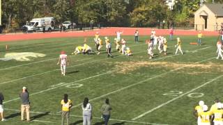 Paulsboros Dehron Holloway scores on a 10yard run vs Woodbury [upl. by Polk741]