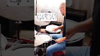 In Groove Triplets drum bar and fill learndrums drums drumlesson drummer drumming [upl. by Allez]