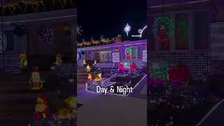 2023 Christmas Light Show Day and Night video￼ National Lampoon’s Christmas vacation ￼ [upl. by Anhcar]