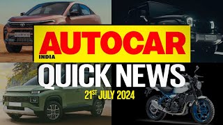 Mahindra Thar Roxx details Tata Curvv unveiled Hyundai Exter CNG amp more  News  autocarindia1 [upl. by Dronski571]